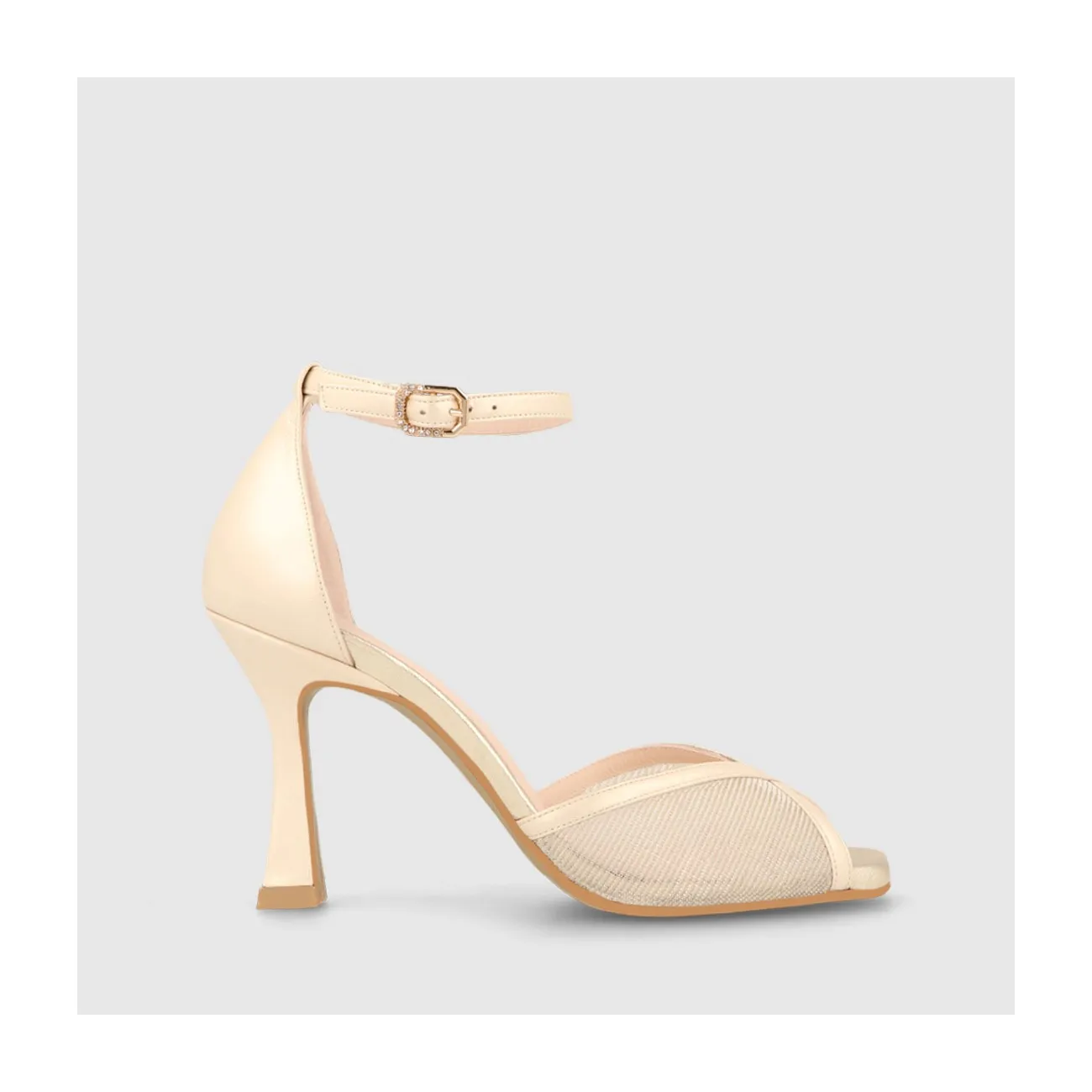 SANDALIAS DE NOVIA DORADAS HARINAMET