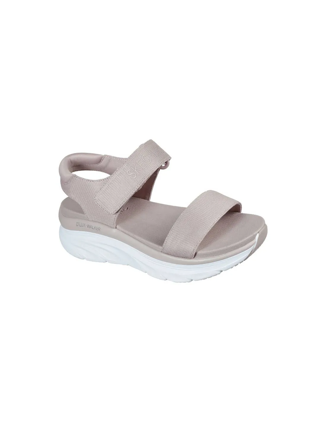 SKECHERS  SANDALIAS D´LUX WALKER NEW BLOCK RUBOR
