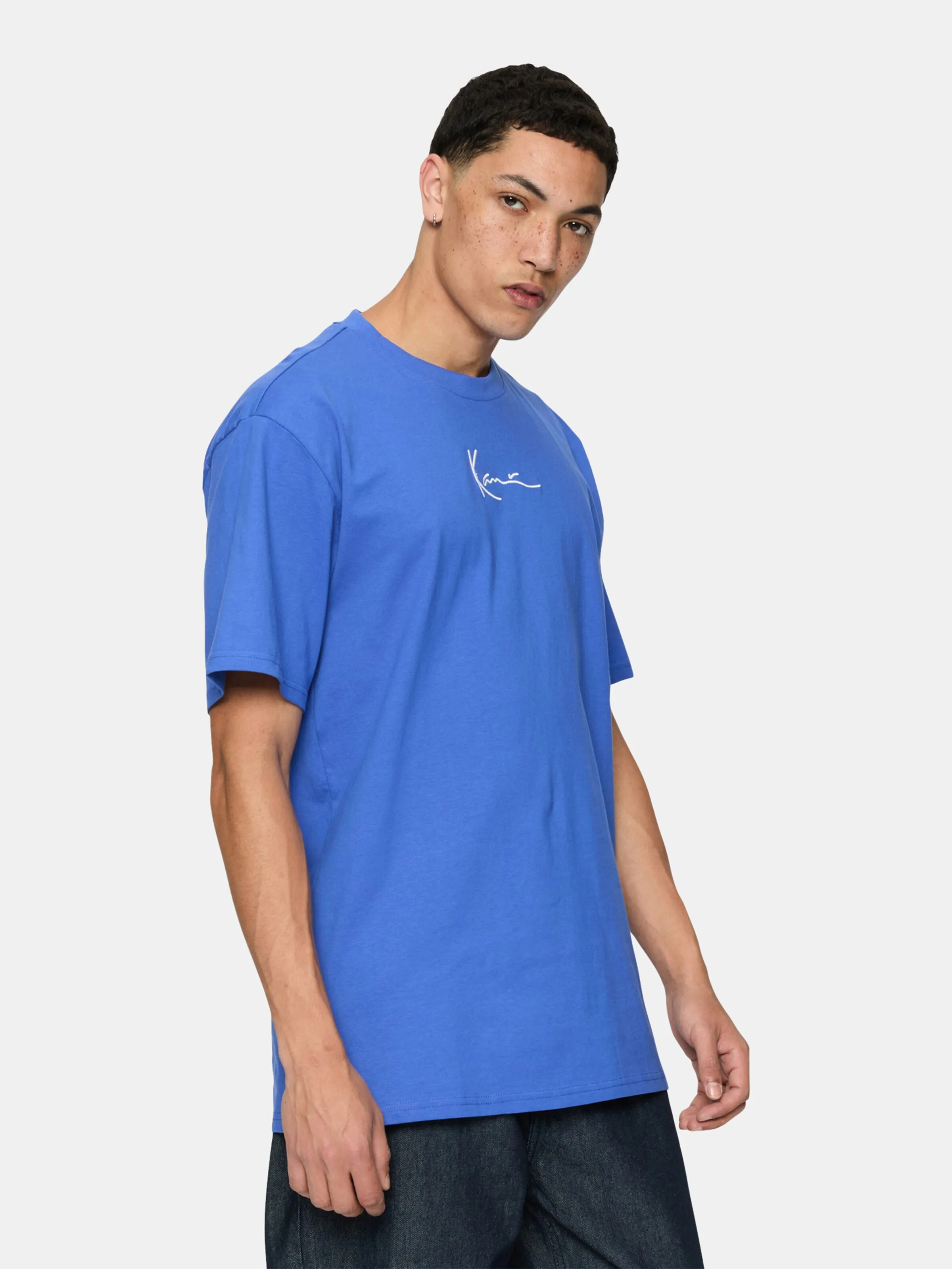 Small Signature Essential Tee blue