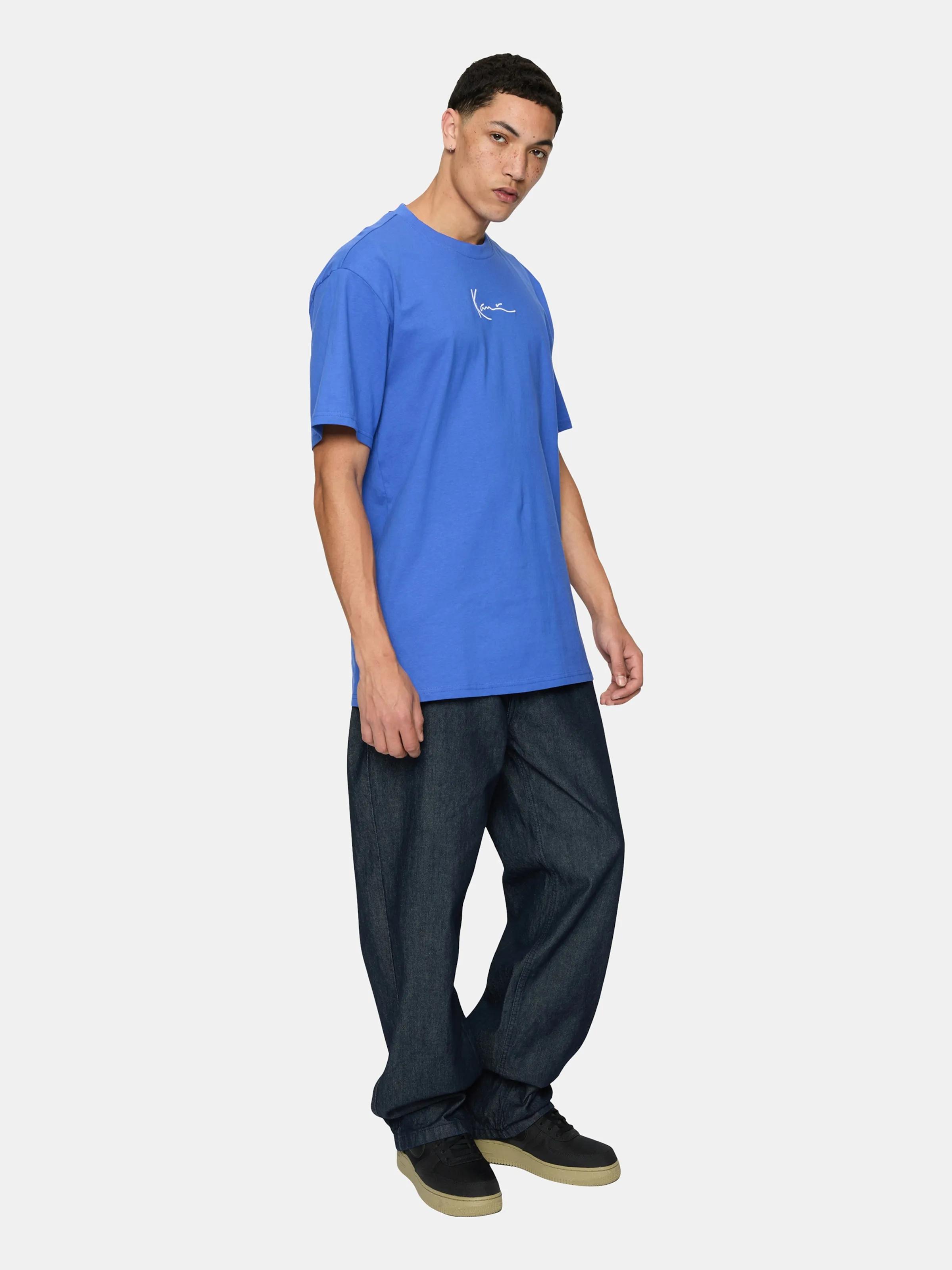 Small Signature Essential Tee blue