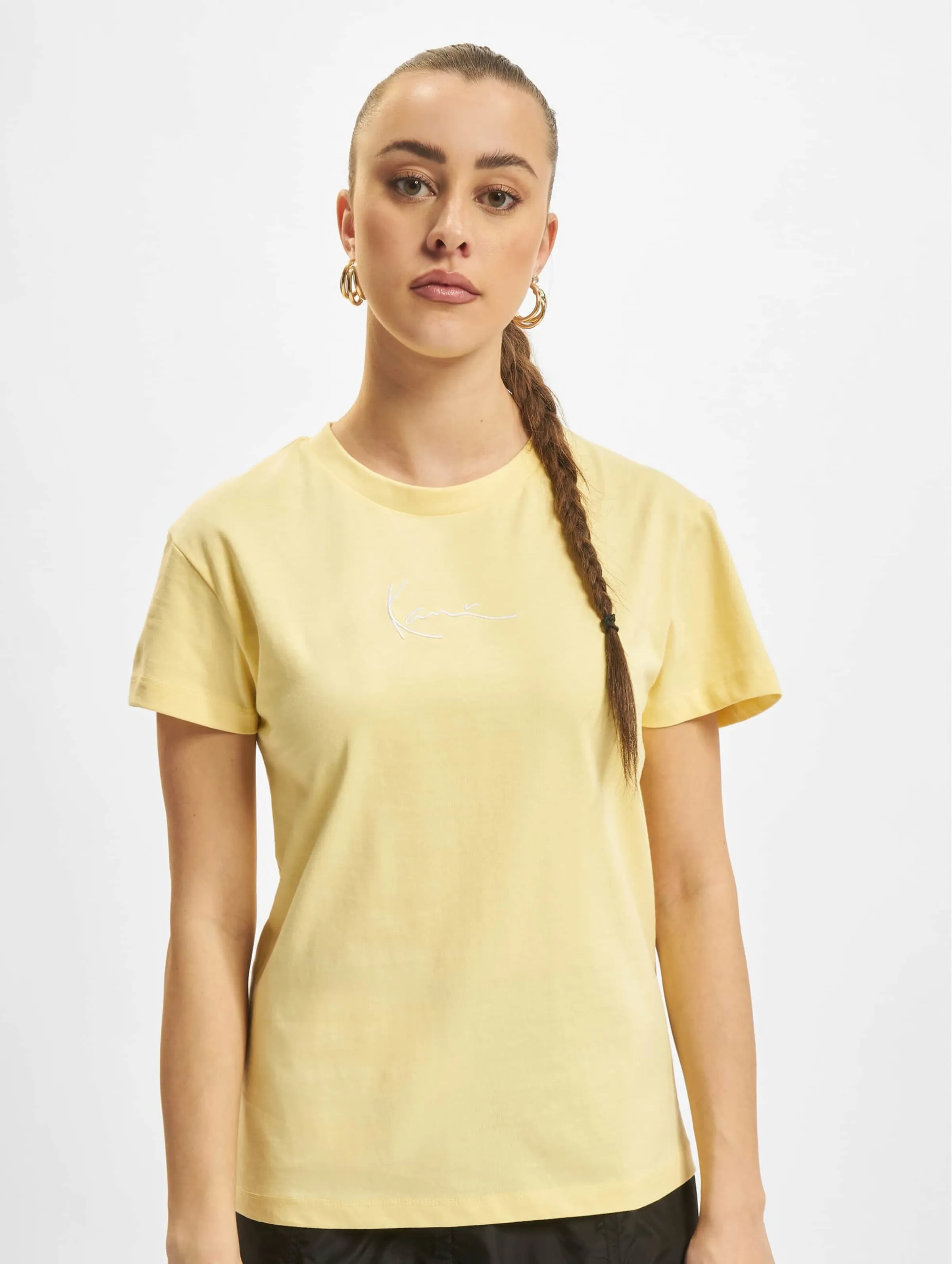 Small Signature Tee light yellow