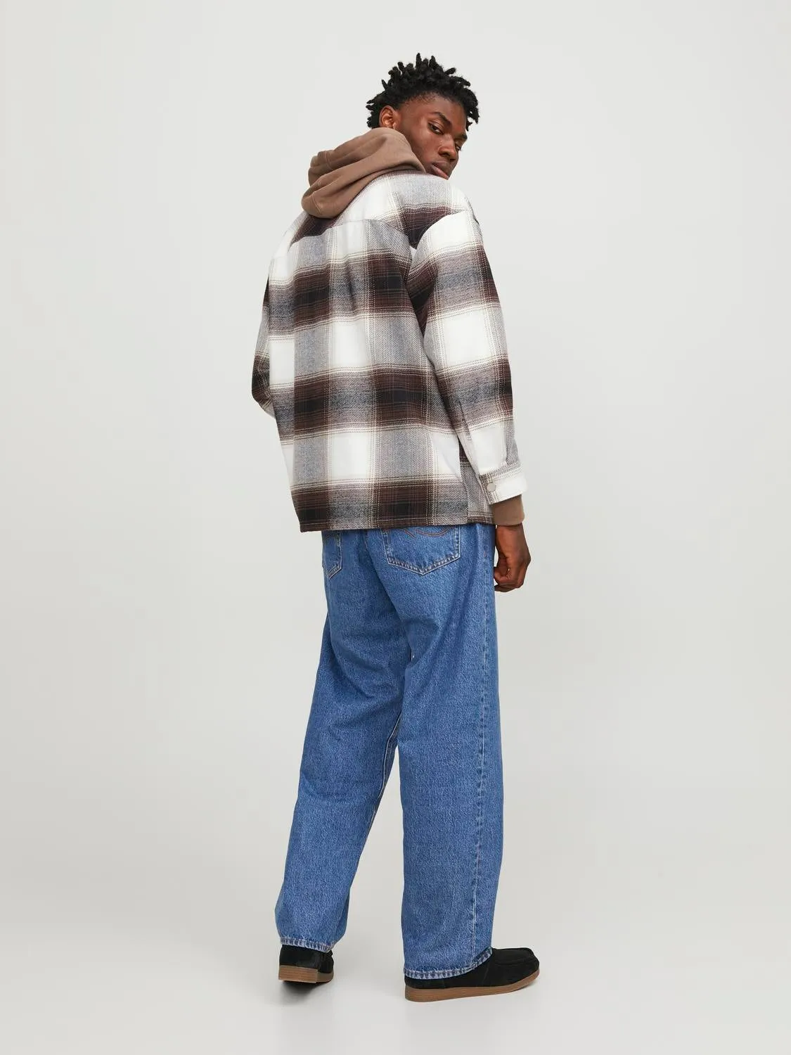 Sobrecamisa Corte wide | Marrón intermedio | Jack & Jones®