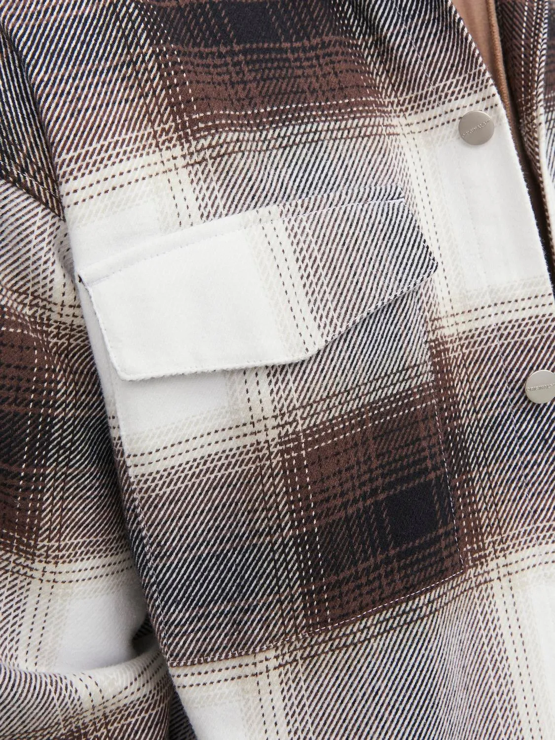 Sobrecamisa Corte wide | Marrón intermedio | Jack & Jones®