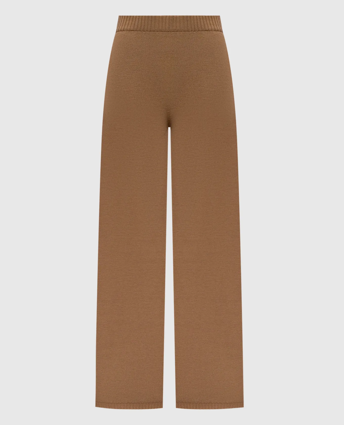 Solotre Brown pants made of wool