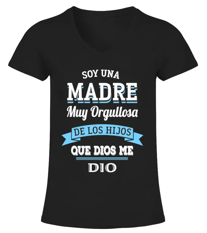 SOY UNA MADRE Camiseta cuello pico Mujer