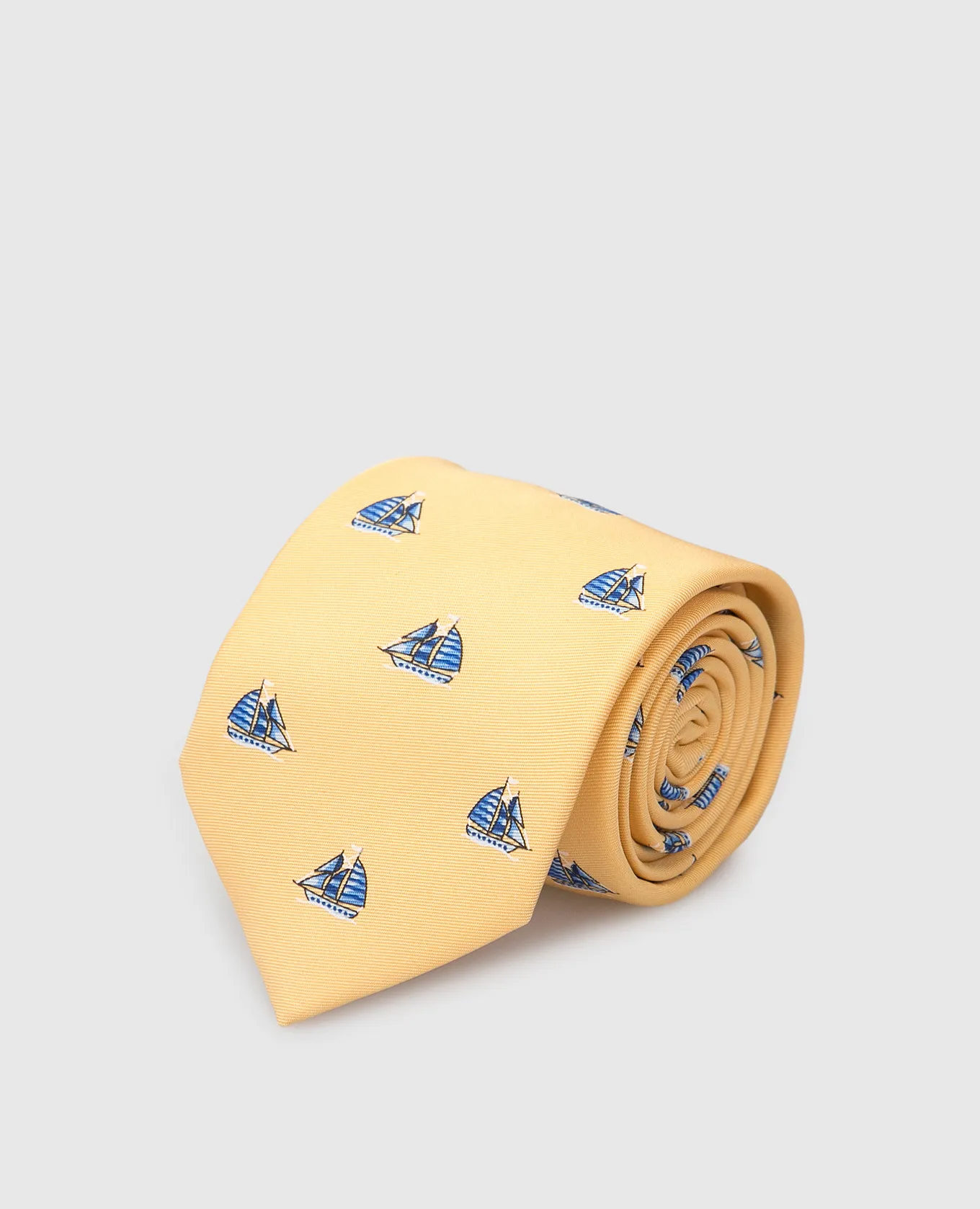 Stefano Ricci Children's yellow silk set of patterned tie and shawl