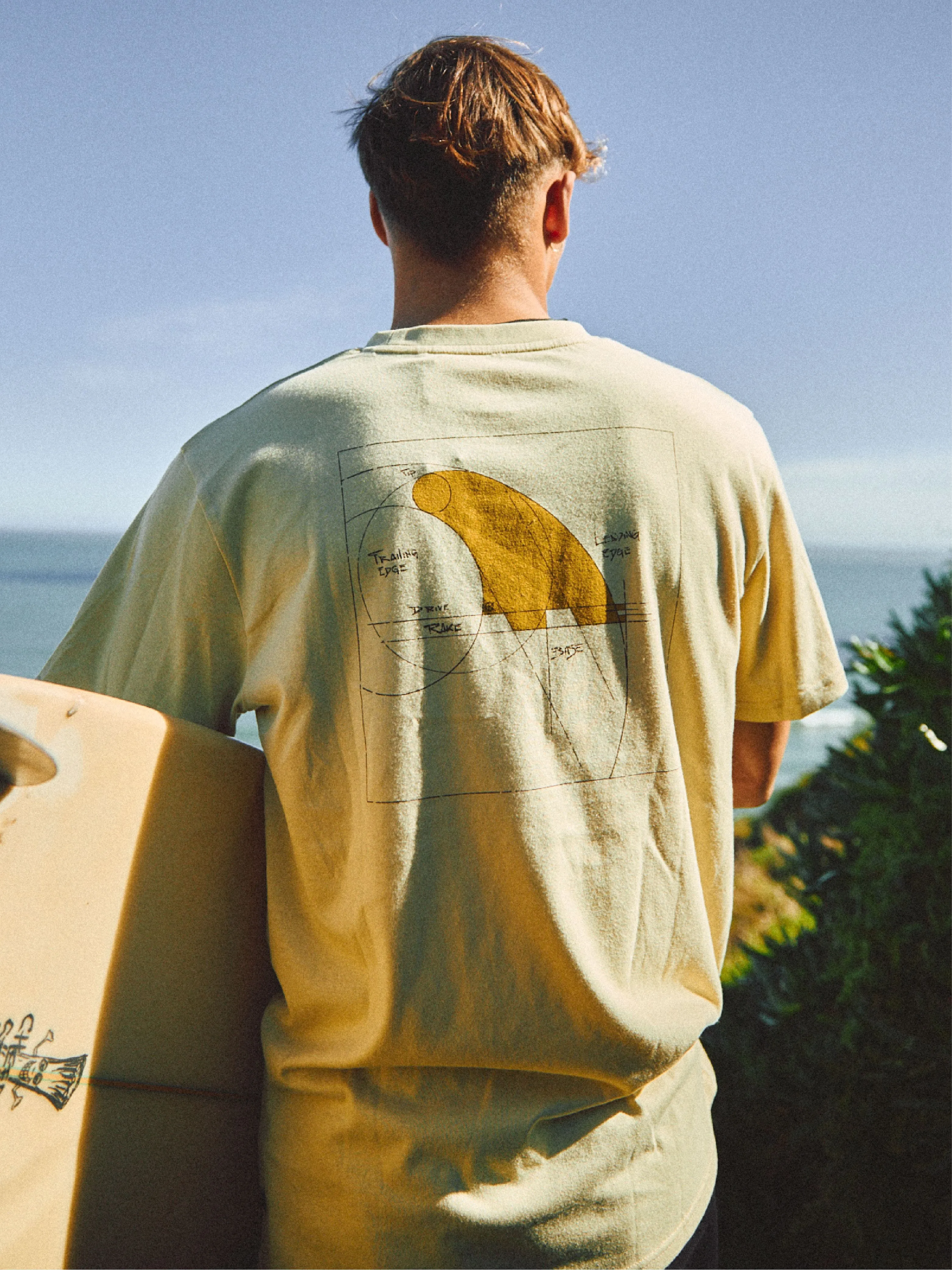 STOKED Polera Stoked Game Reciclada Hombre Café