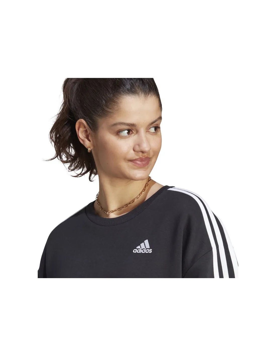 Sudadera adidas 3S Fl Os Swt Mujer