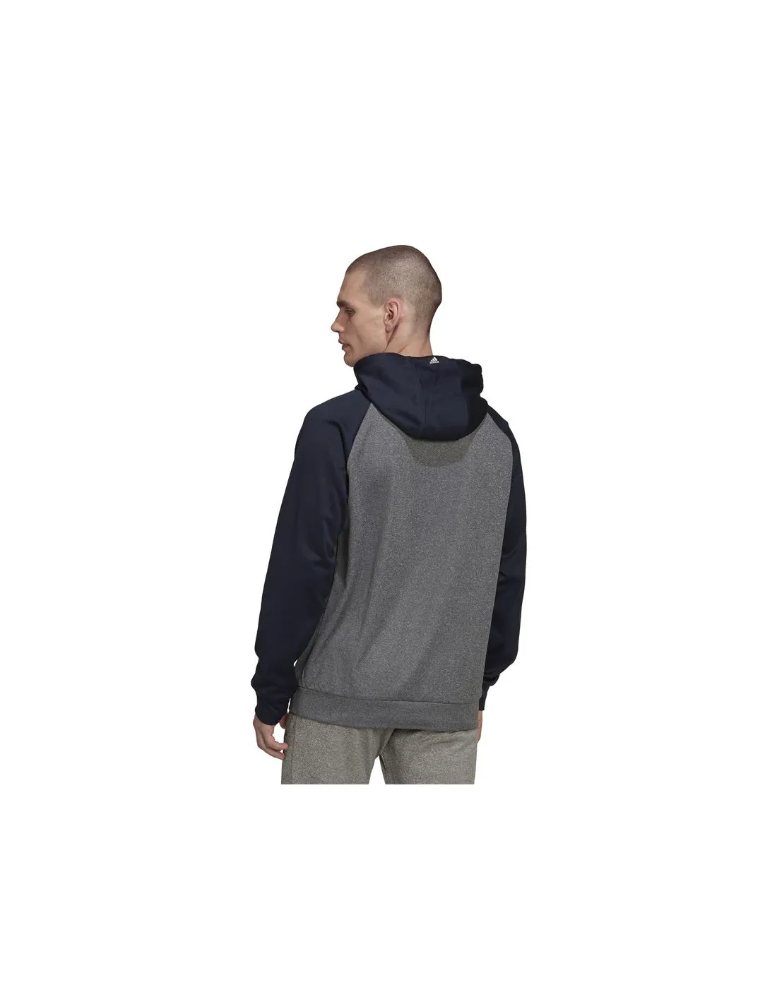 Sudadera adidas Aeroready Game and Go Camo Hombre Gris