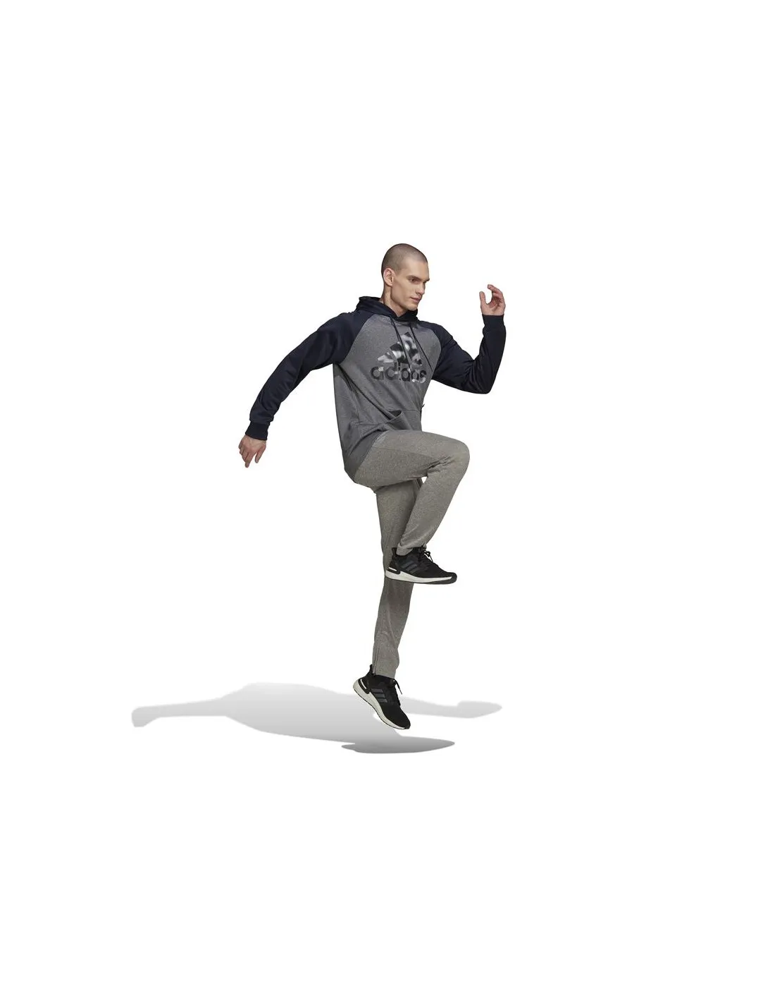 Sudadera adidas Aeroready Game and Go Camo Hombre Gris