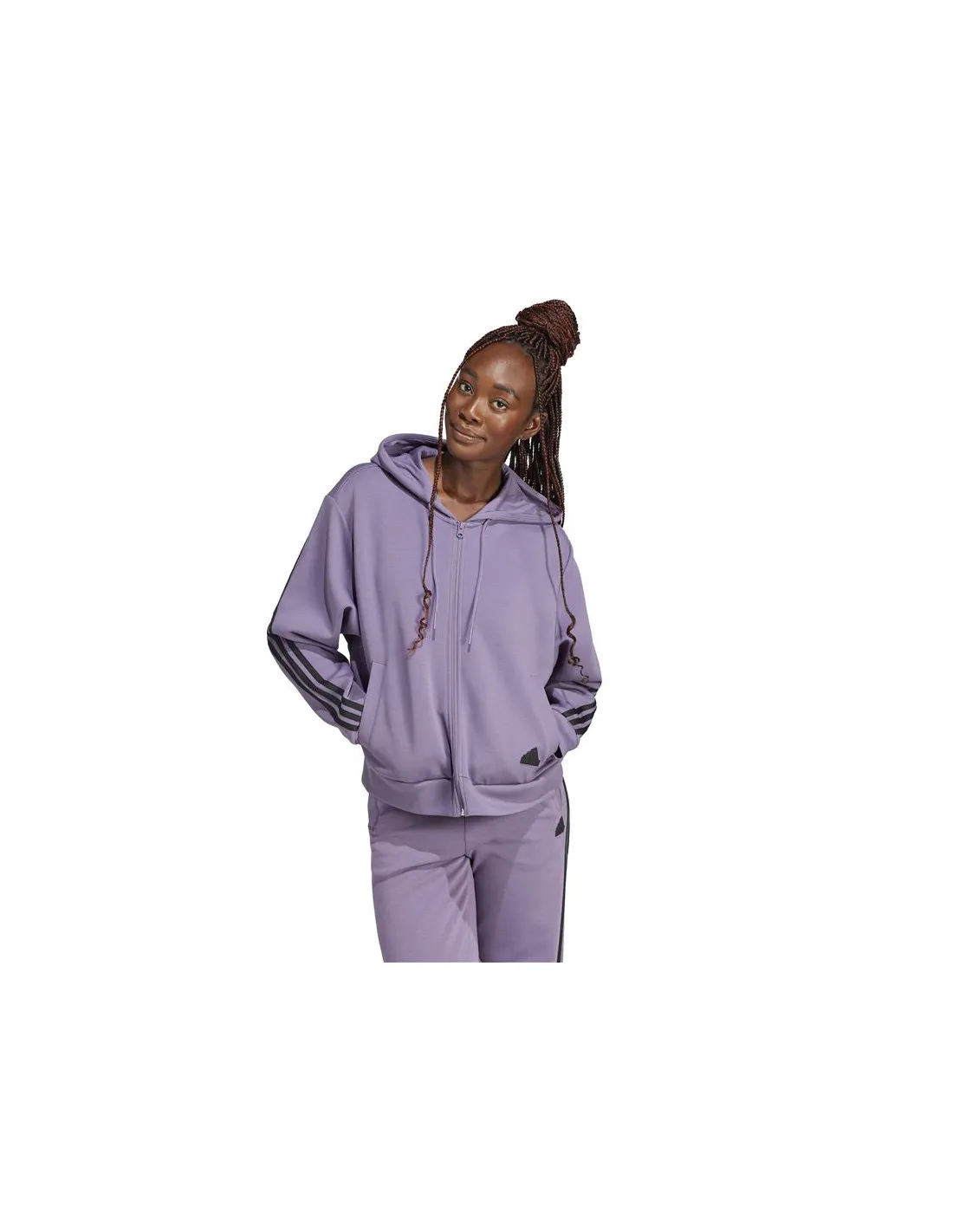Sudadera adidas Fi 3S Fz Mujer