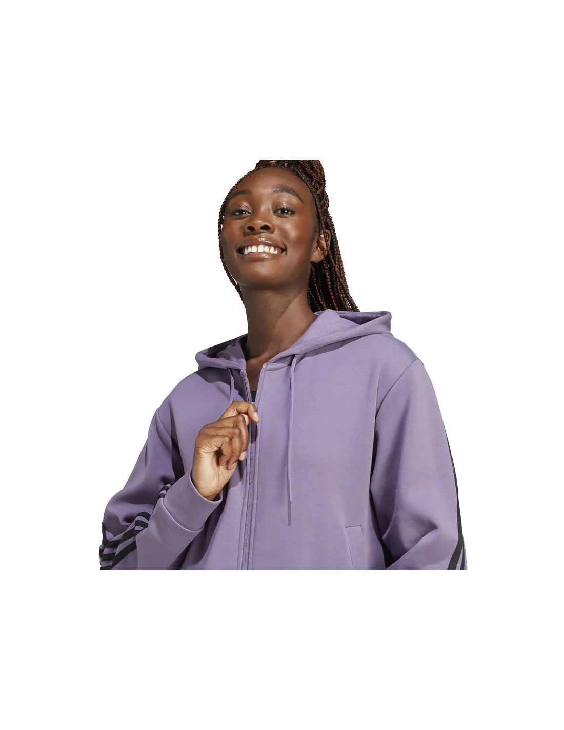 Sudadera adidas Fi 3S Fz Mujer