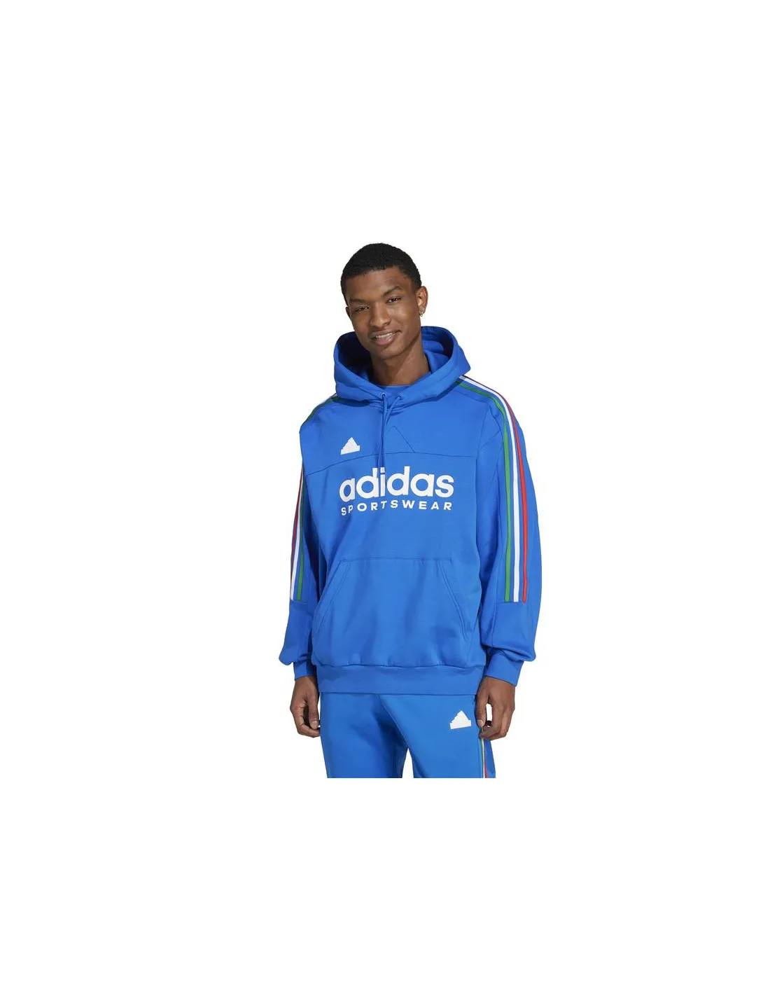 Sudadera adidas House Of Tiro Nations Pack Hombre Azul/Verde
