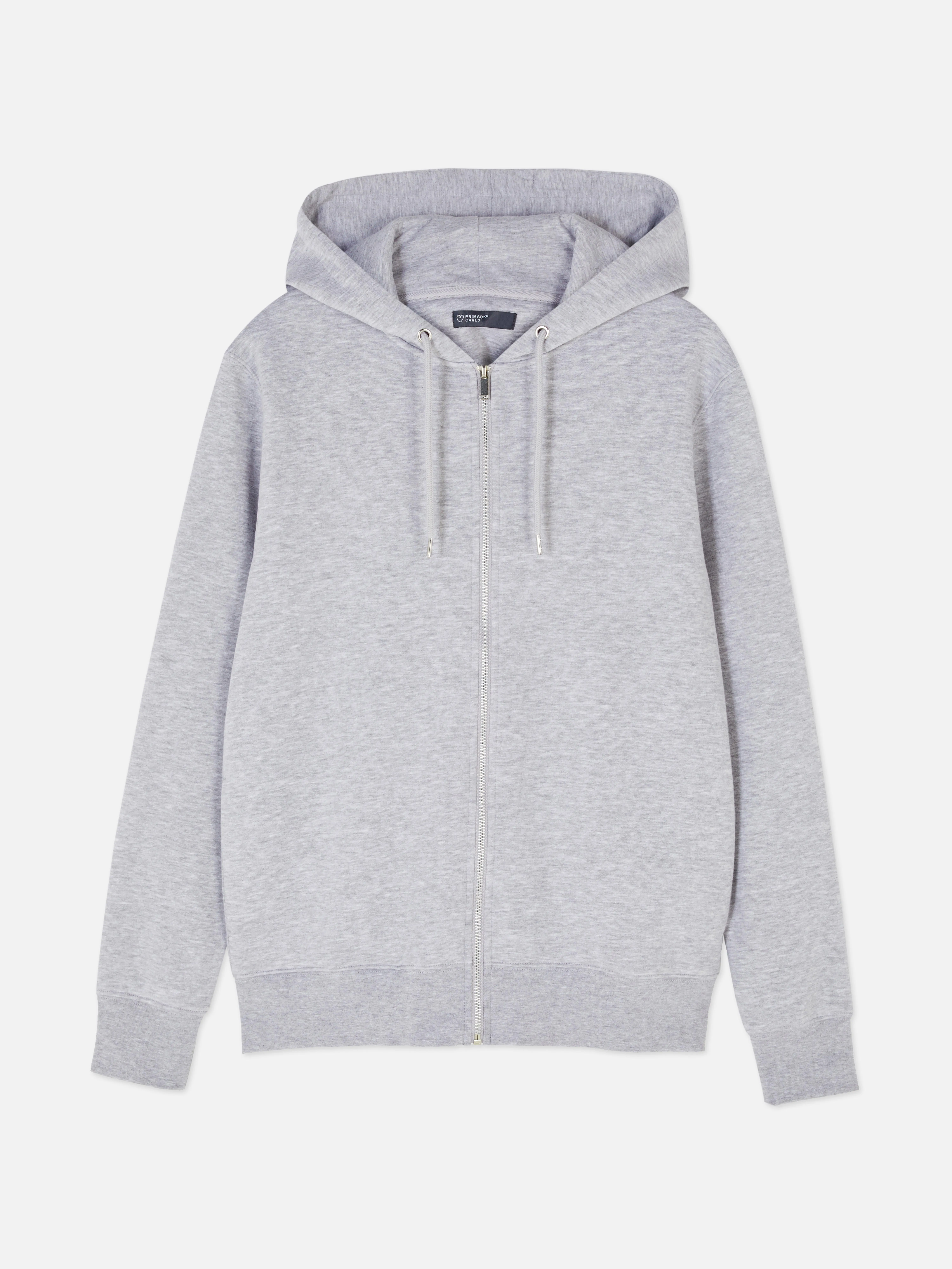 Sudadera básica con capucha y cremallera
