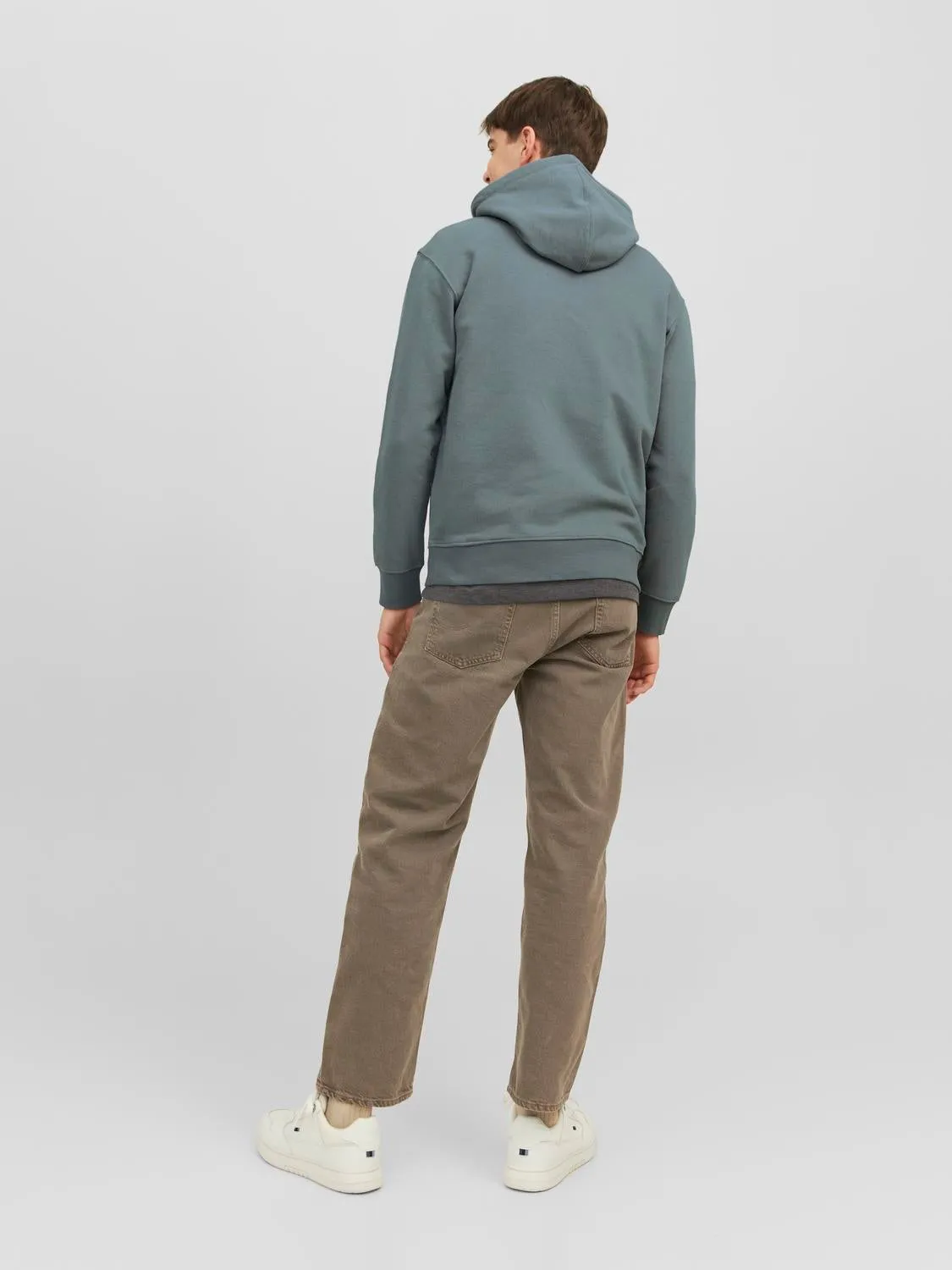 Sudadera con capucha Liso | Verde intermedio | Jack & Jones®