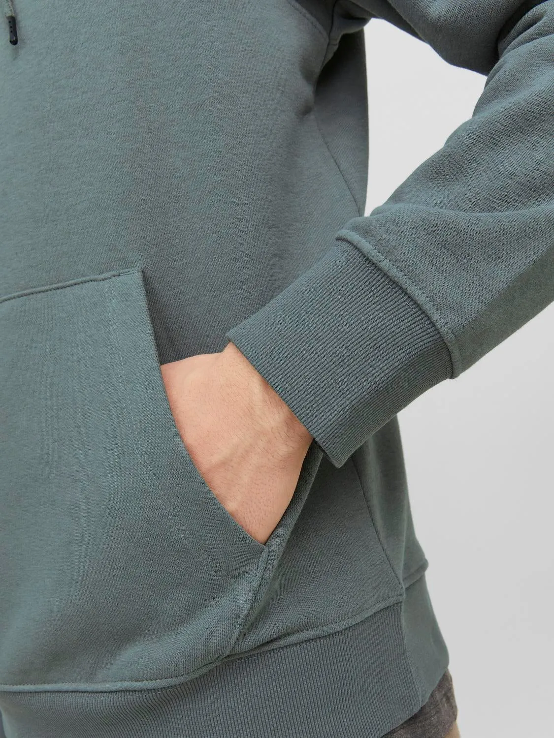 Sudadera con capucha Liso | Verde intermedio | Jack & Jones®