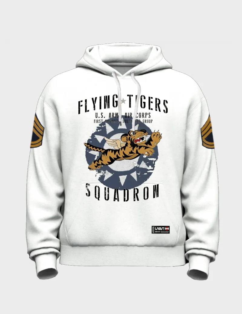 Sudadera de hombre Lasal TIGERS blanco