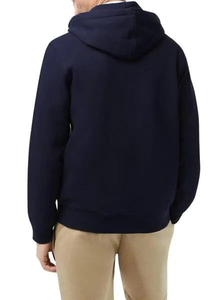 Sudadera Lacoste Classic Zip Marino para Hombre