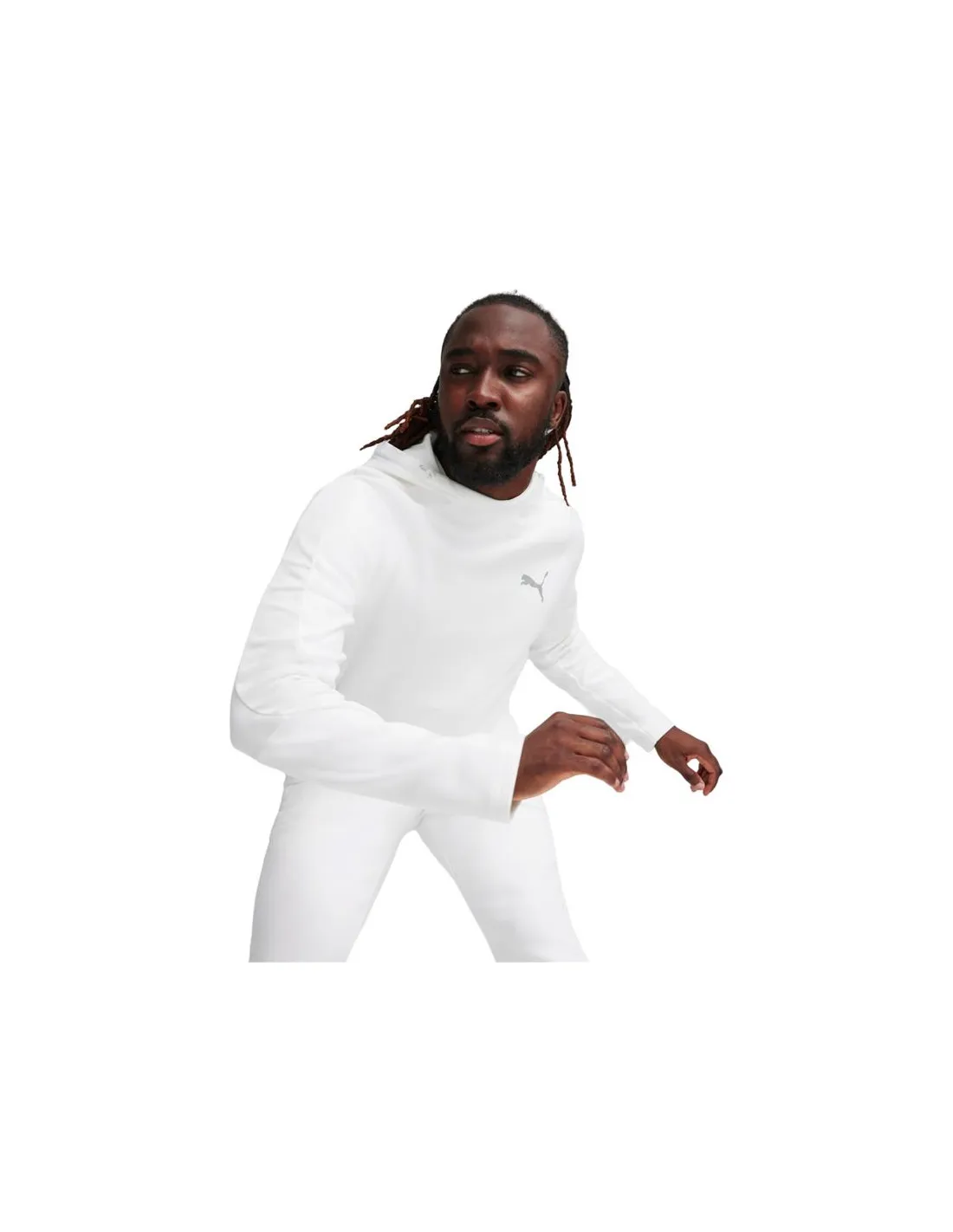 Sudadera Puma EVOSTRIPE DK Blanco Hombre