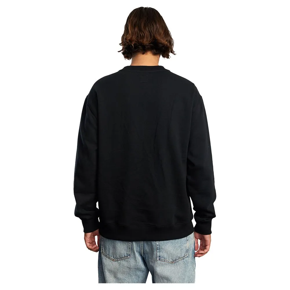 SUDADERA RVCA CON CAPUCHA UNISEX C1CRRH RVP2 DAY SHIFT 4444  BLACKNEGRO