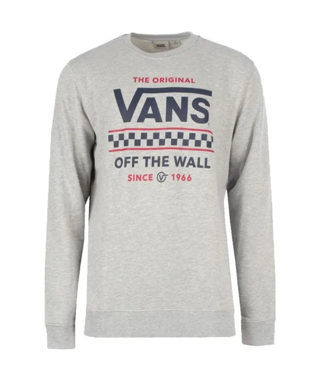 Sudadera Vans Stackton Crew Hombre Grey