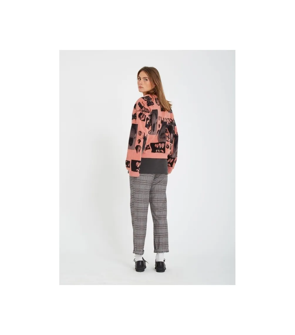 SUDADERA VOLCOM ERROR 76 CREW  SEPIA