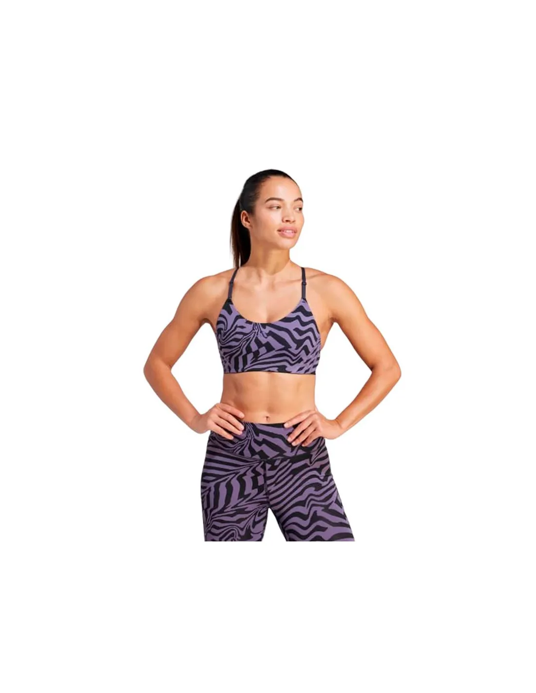 Sujetador deportivo de Fitness adidas Arimt Ls Ti Jcq Mujer