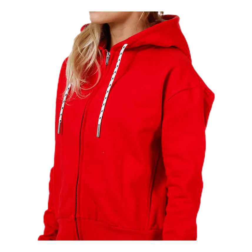Svea Malaga Zip Hood Red