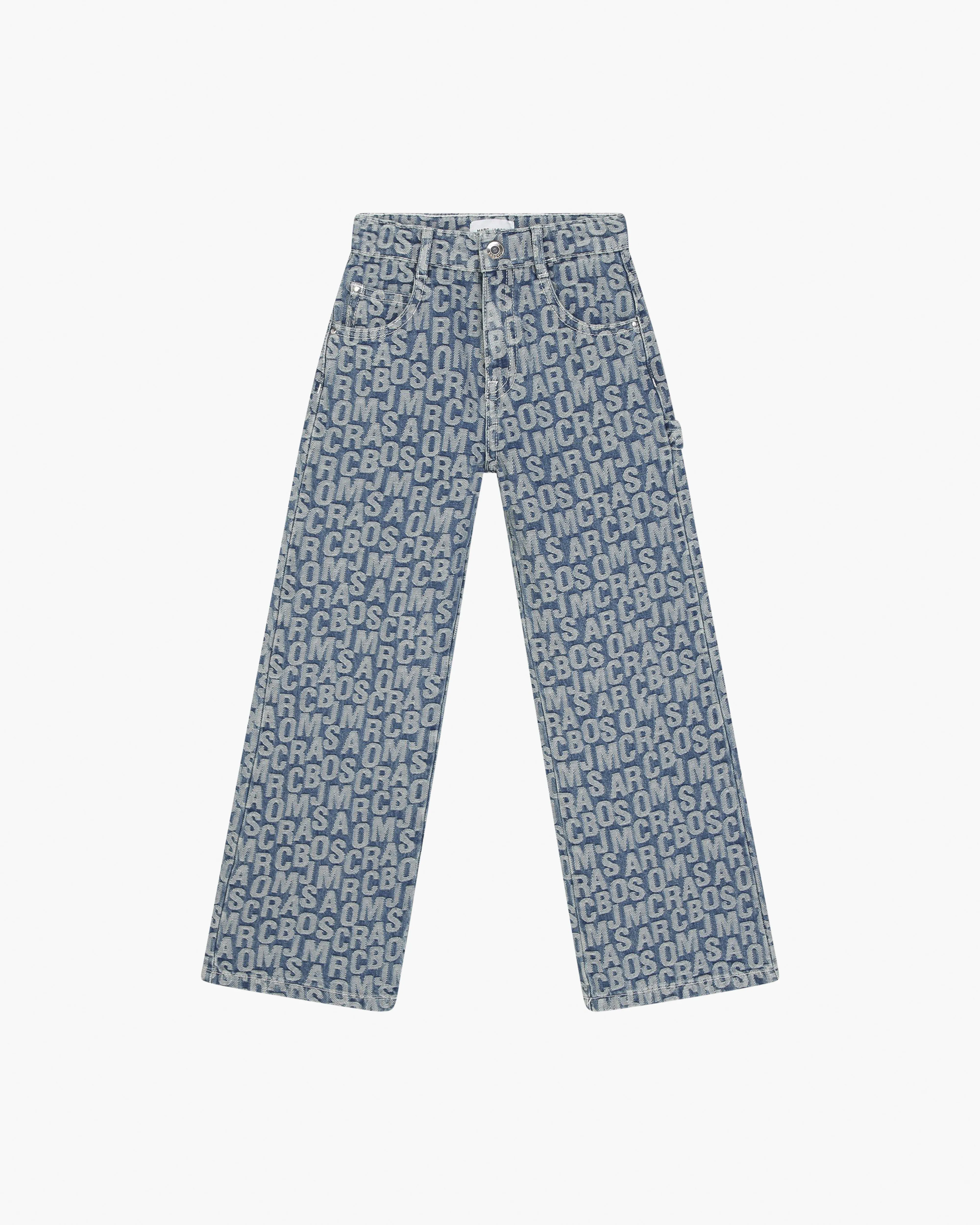 The Jumbled Monogram Denim Pants