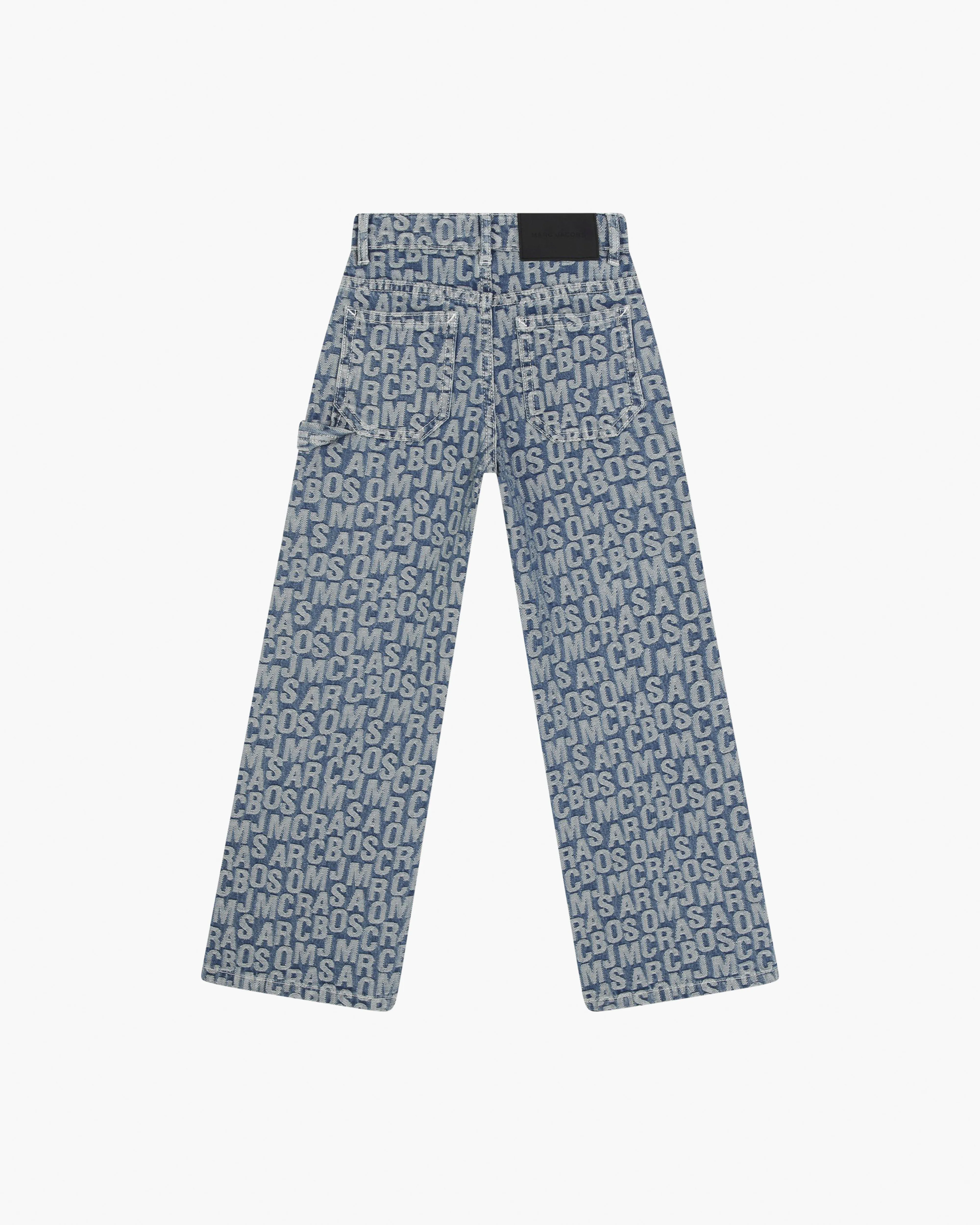 The Jumbled Monogram Denim Pants