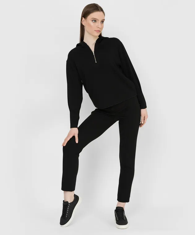 Theory Black High Waist Pants