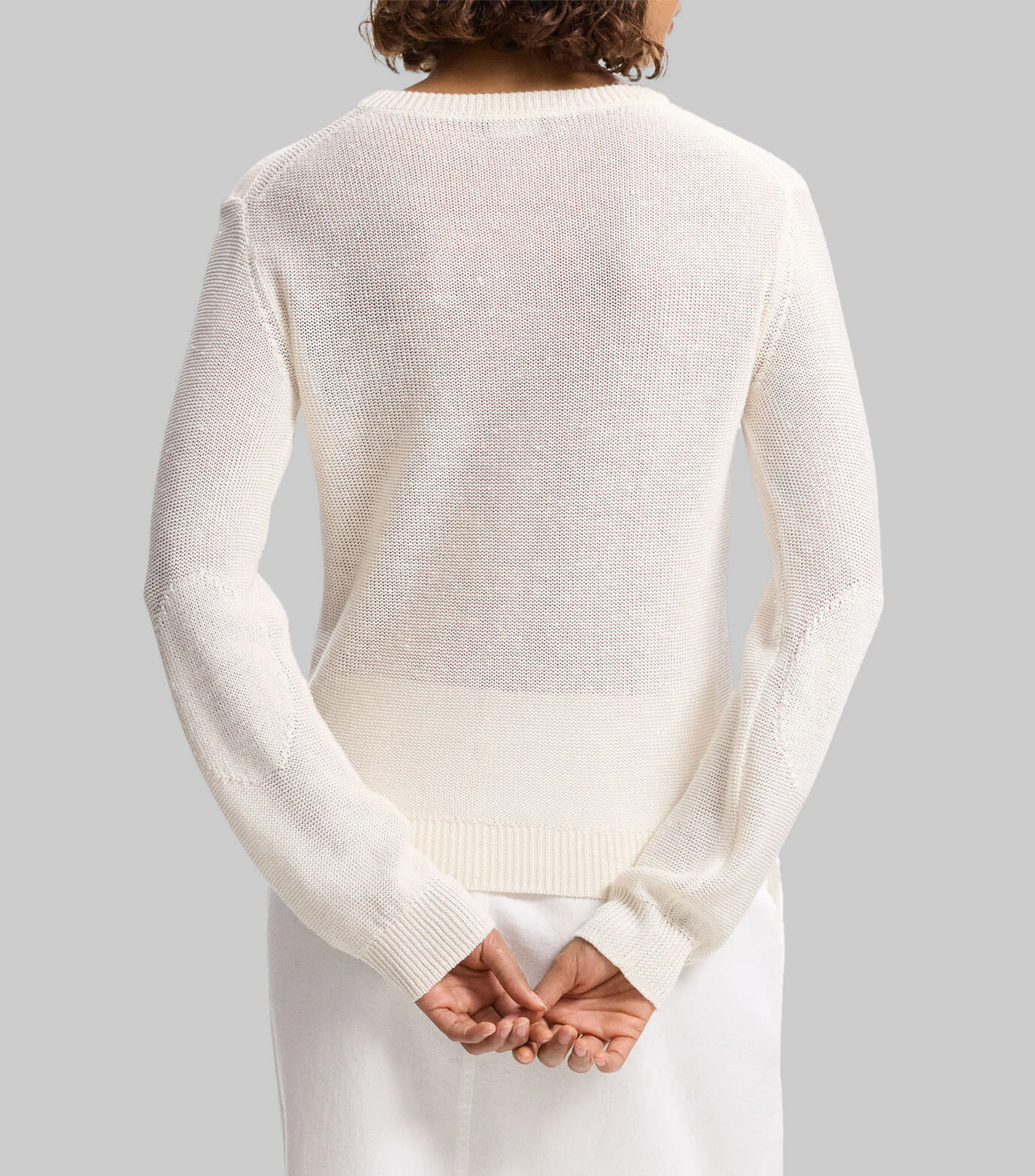 Theory Suéter cuello redondo Mujer
