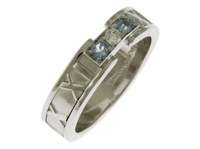 Tiffany & Co Anillo de banda Tiffany Atlas Dorado 