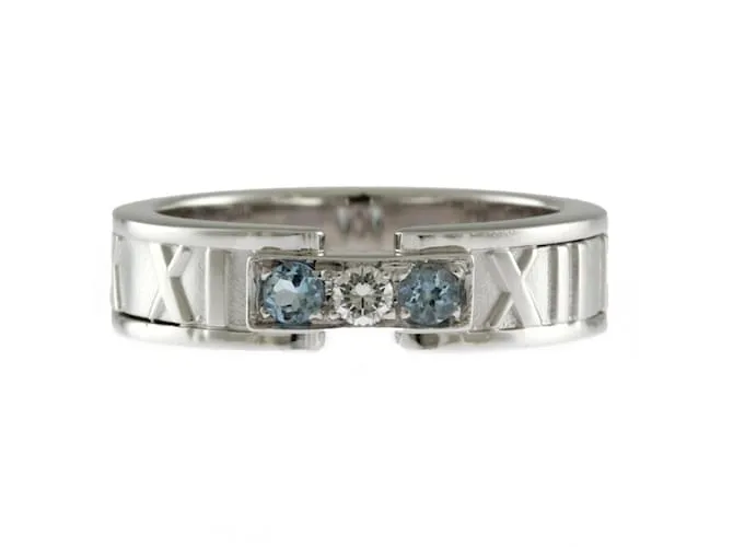 Tiffany & Co Anillo de banda Tiffany Atlas Dorado 