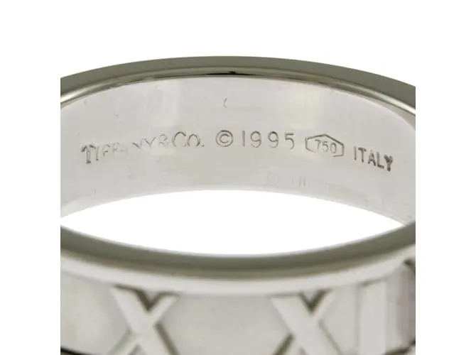 Tiffany & Co Anillo de banda Tiffany Atlas Dorado 