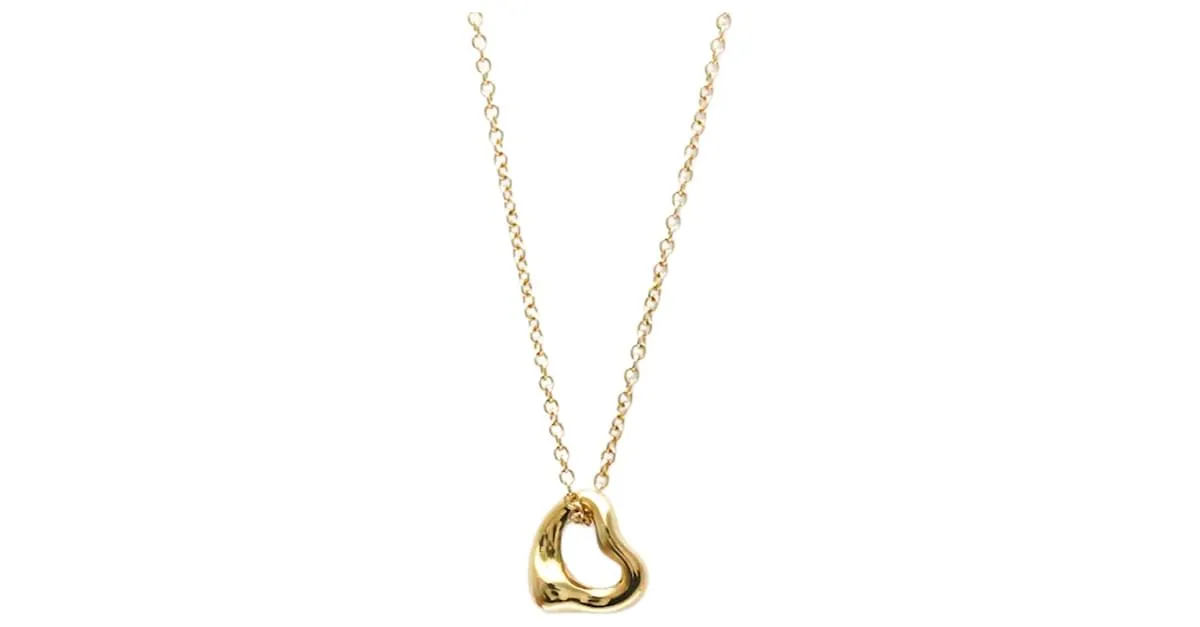 Tiffany & Co Collar colgante Open Heart en oro rosa Tiffany 