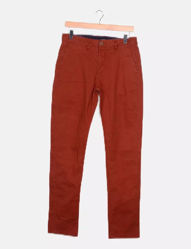 Tiffosi Pantalón chino marrón