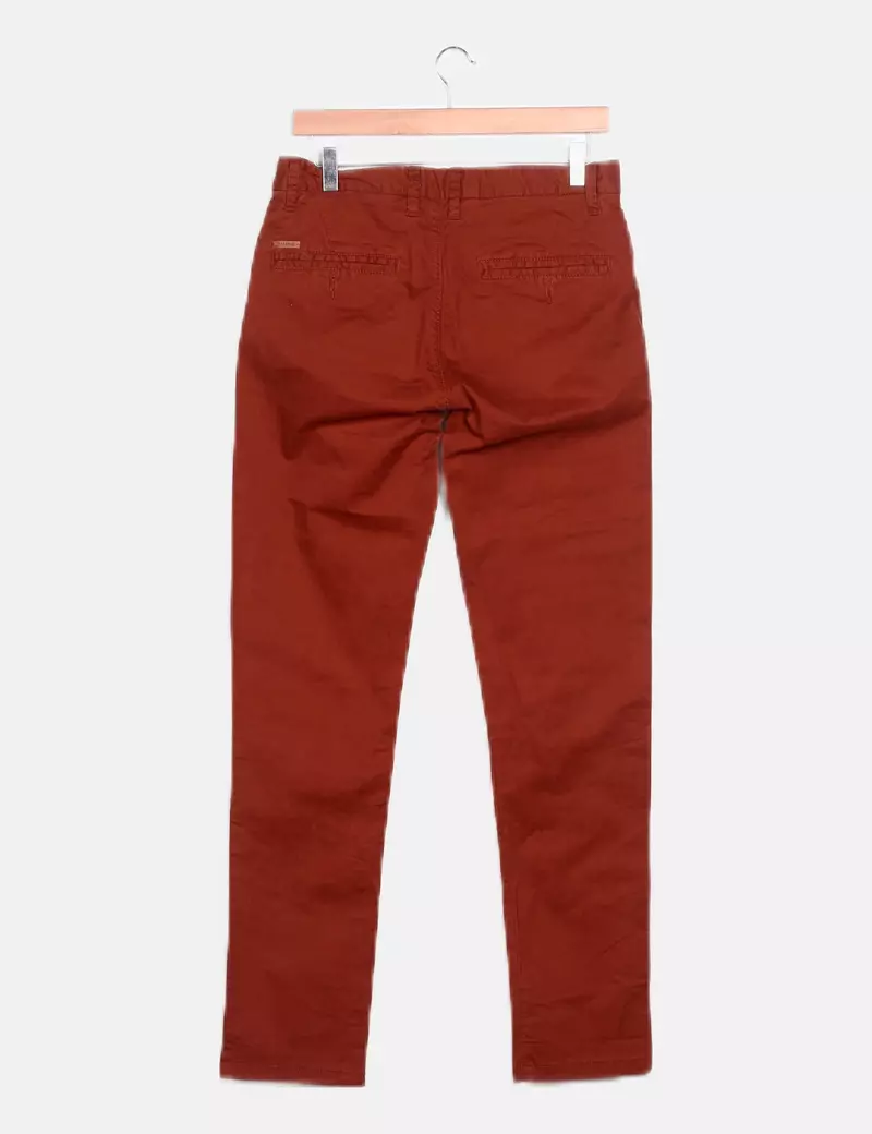 Tiffosi Pantalón chino marrón