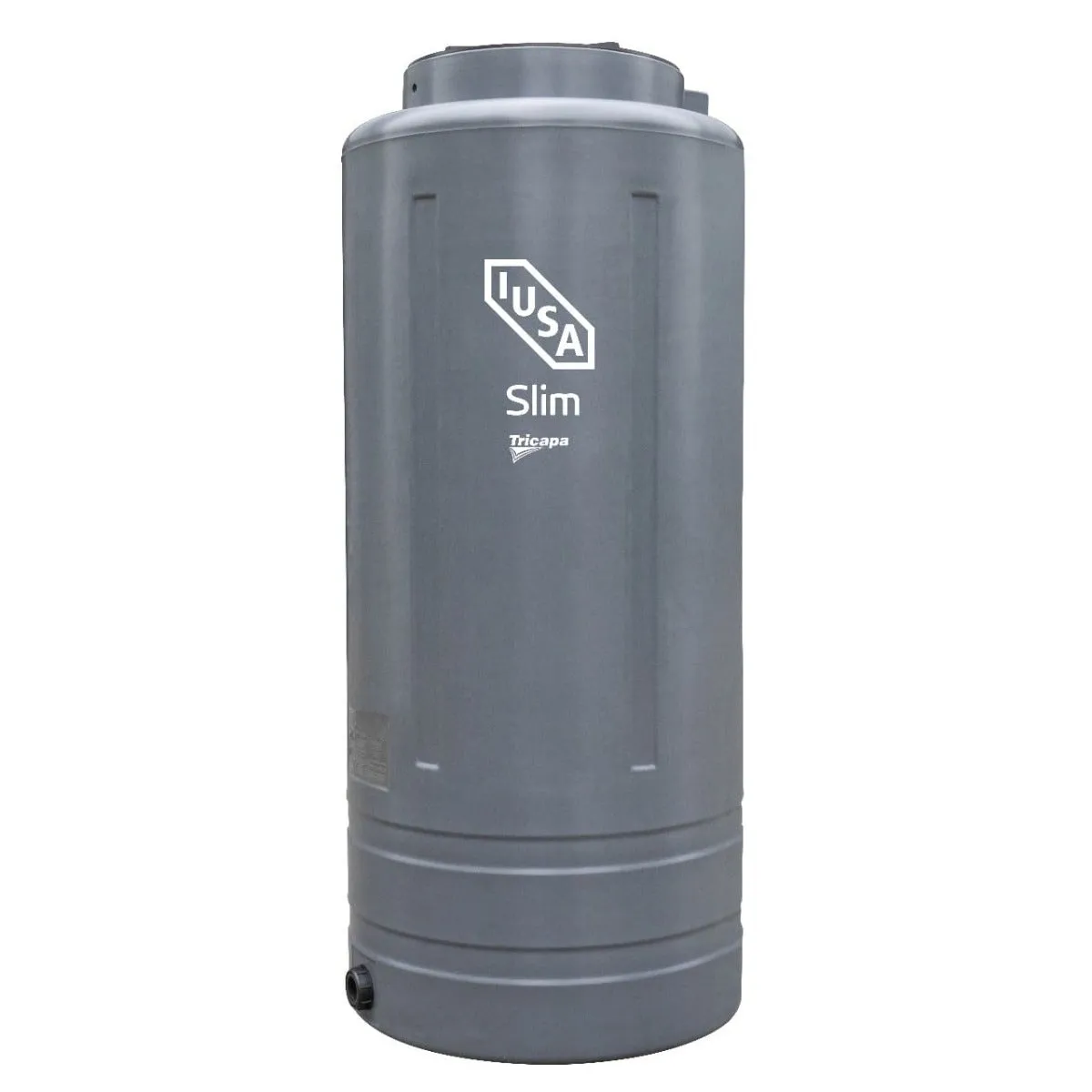 Tinaco IUSA Slim de 800 litros Gris (sin accesorios)