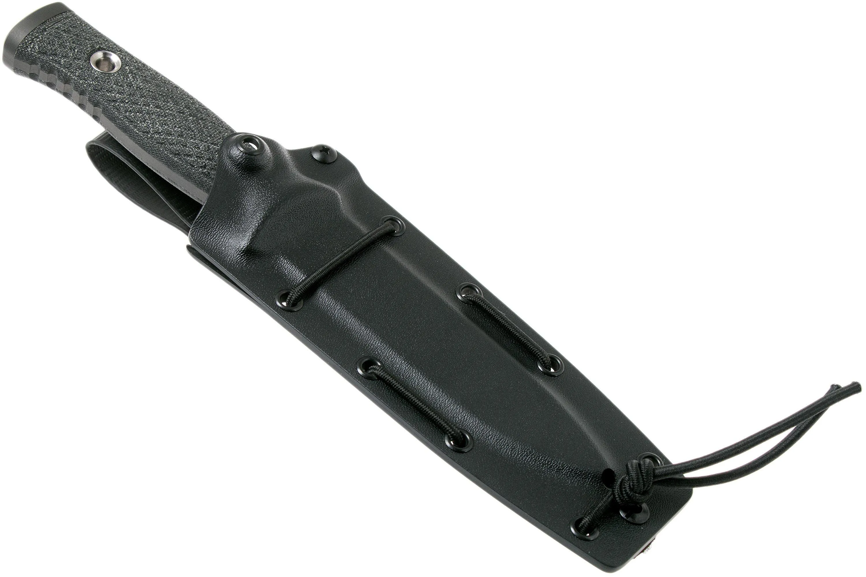 TRC Knives Mille Cuori, deadis 4 Extra, Black Canvas Micarta cuchillo de exterior