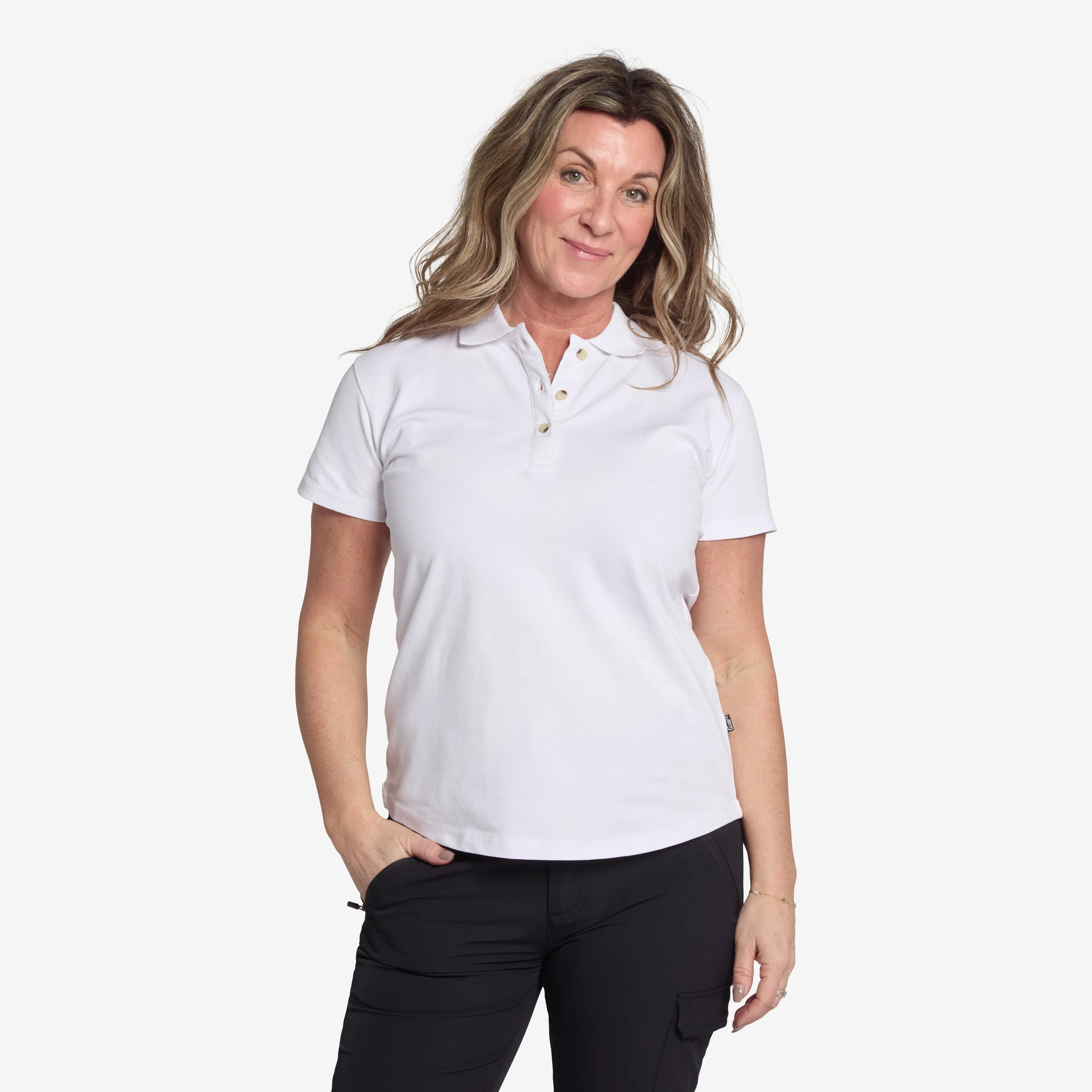 Tuxer Livia Polo Shirt Offwhite