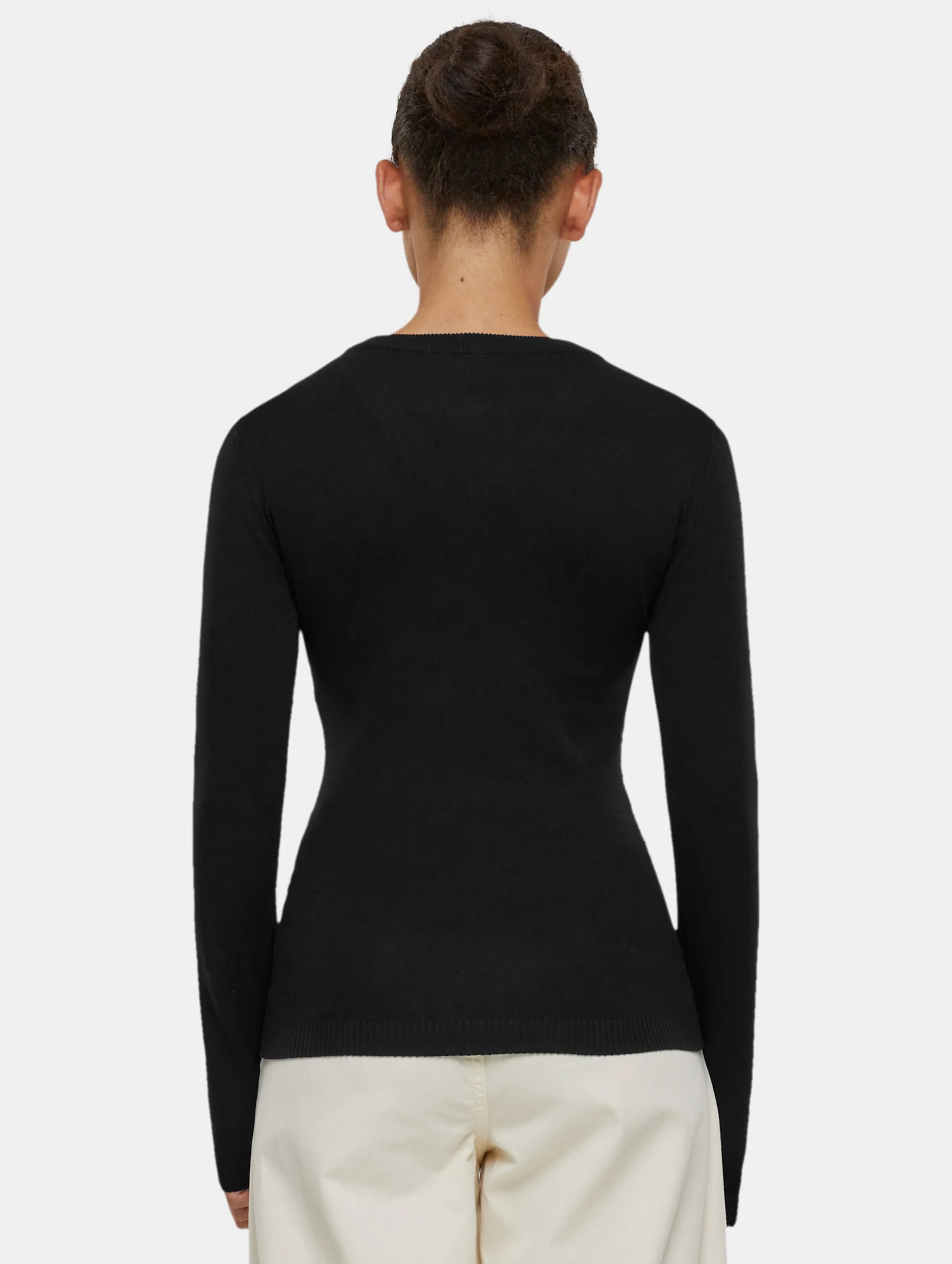 URBAN CLASSICS LADIES KNITTED VNECK LONGSLEEVES