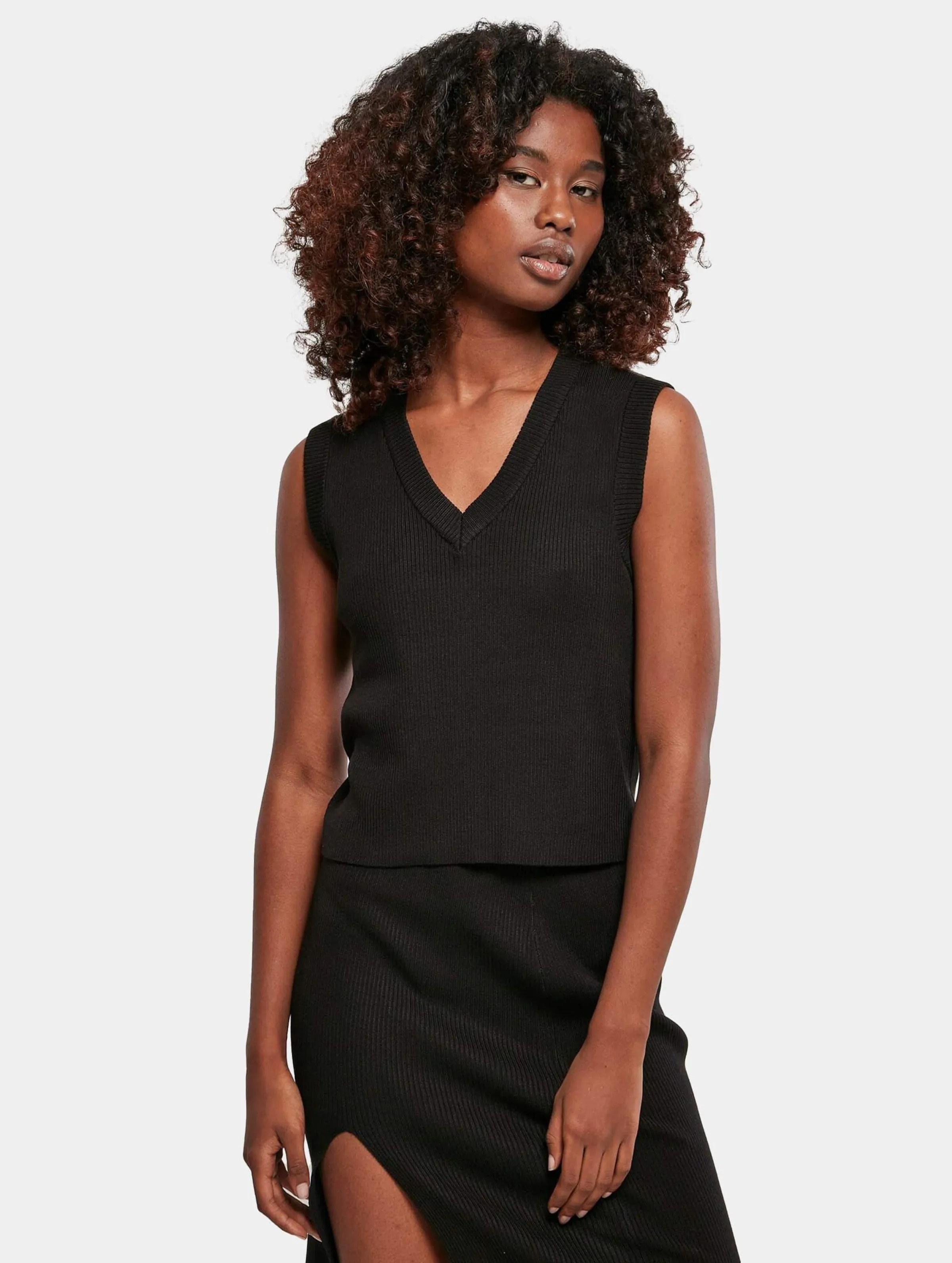 Urban Classics Ladies Short Knittd Slip On