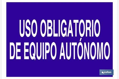 Uso obligatorio de equipo autónomo