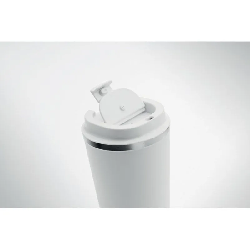 Vaso de acero inoxidable corporativo de 350 ml. Brace