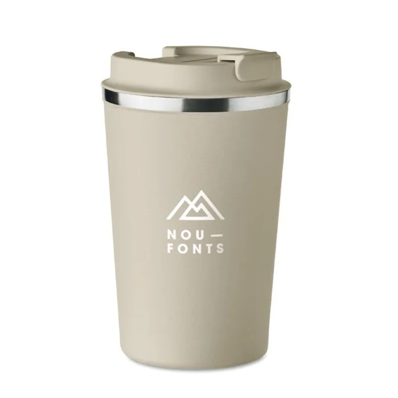 Vaso de acero inoxidable corporativo de 350 ml. Brace