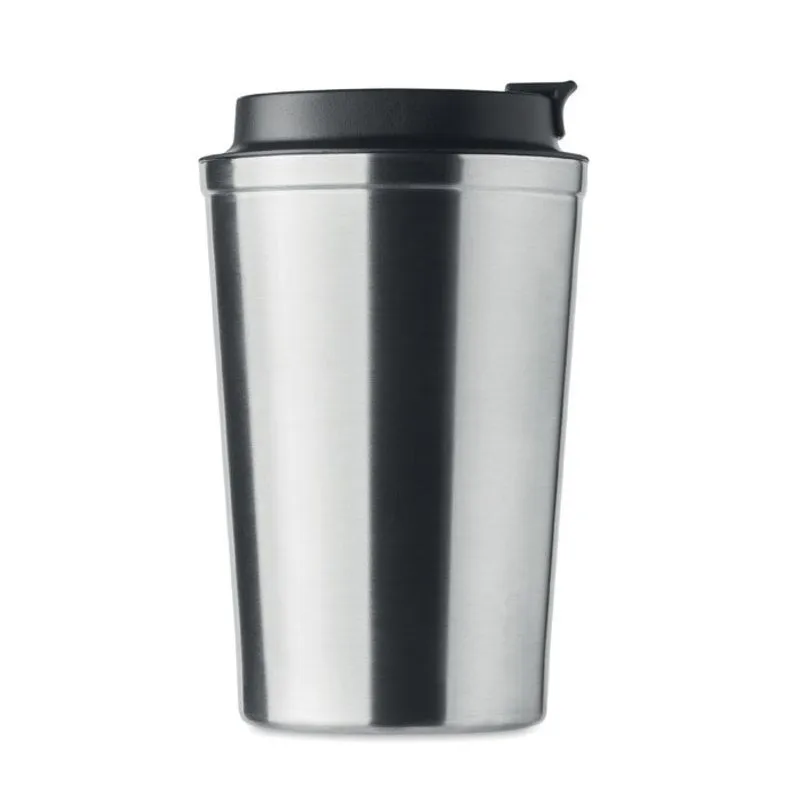 Vaso de acero inoxidable corporativo de 350 ml. Brace