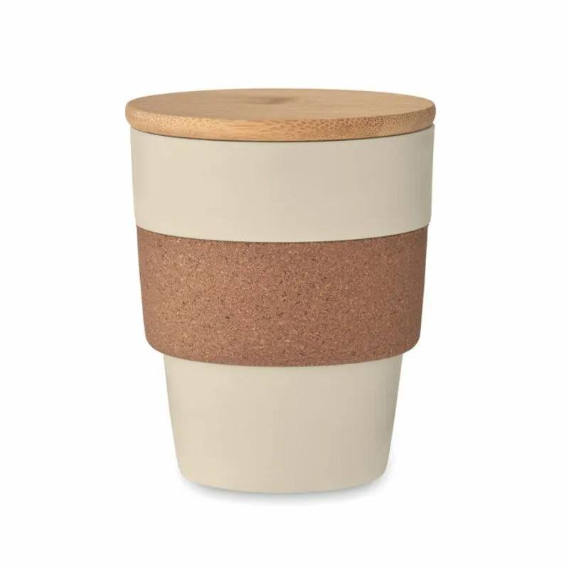 Vaso taza con tapa personalizable 300 ml. Galao
