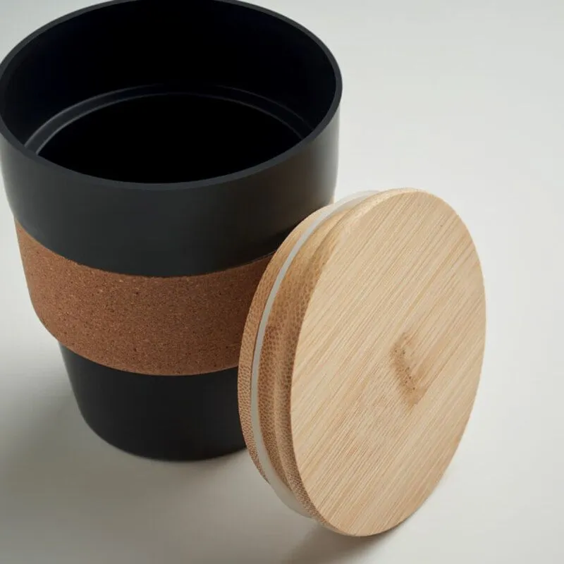 Vaso taza con tapa personalizable 300 ml. Galao