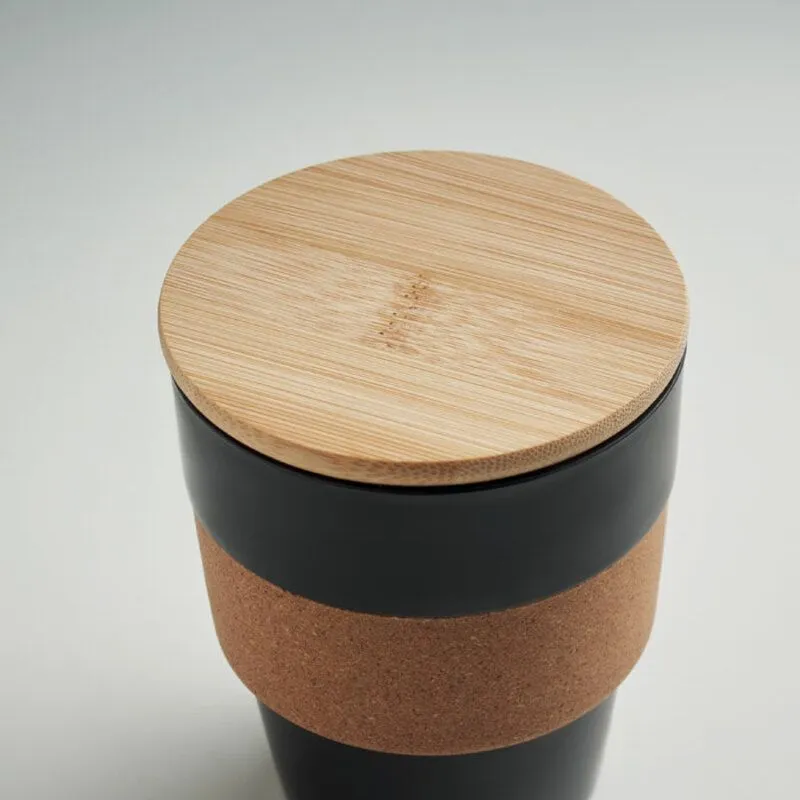 Vaso taza con tapa personalizable 300 ml. Galao